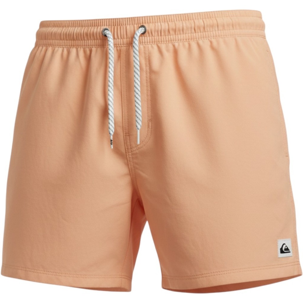 Quiksilver Everyday Solid Volley 15 Swim Trunks Peach Apricot XL AQYJV03153